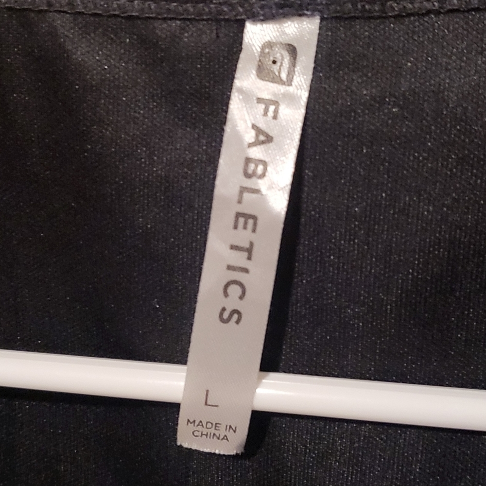 Fabletics Quarter Zip Hooded Pullover Jacker Size… - image 4